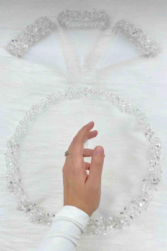 Gelin Halay Mendili - Traditionele Turks - Henna bruiloft, Kleding | Dames, Ophalen of Verzenden, Nieuw, Wit, Accessoires