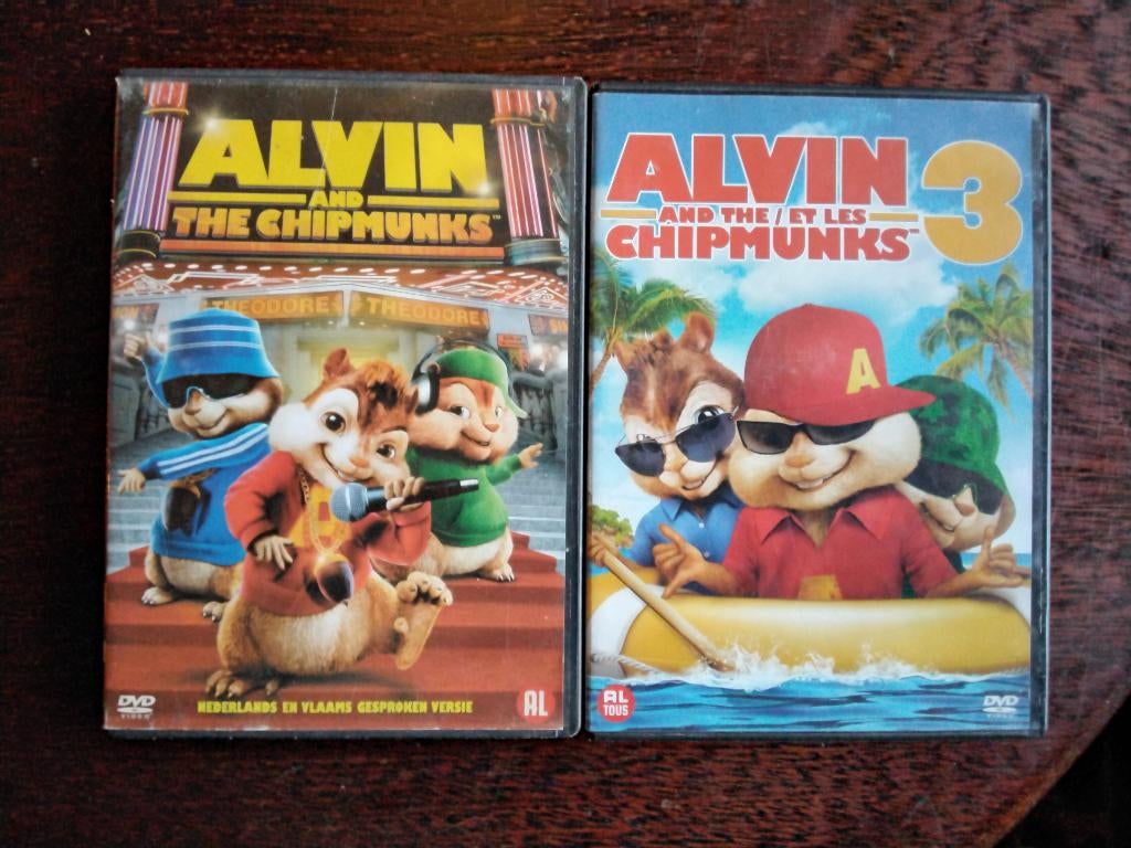 Alvin and the chipmunks 2 dvds, origineel, Avontuur, Alle leeftijden, Boxset, Ophalen of Verzenden