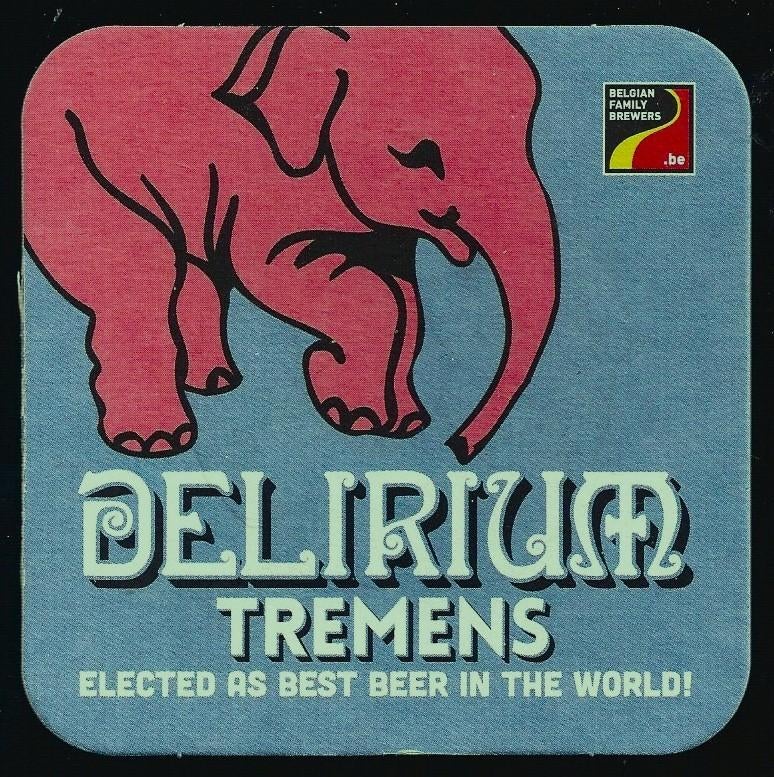 Bierviltje - Delirium Tremens - NIEUW, Verzamelen, Biermerken, Ophalen of Verzenden, Nieuw, Viltje(s), Overige merken