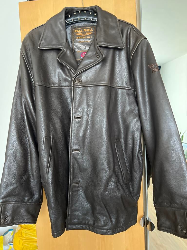 PME Legend leren jas - Maat XL, Ophalen of Verzenden, Gedragen, Maat 56/58 (XL), Bruin