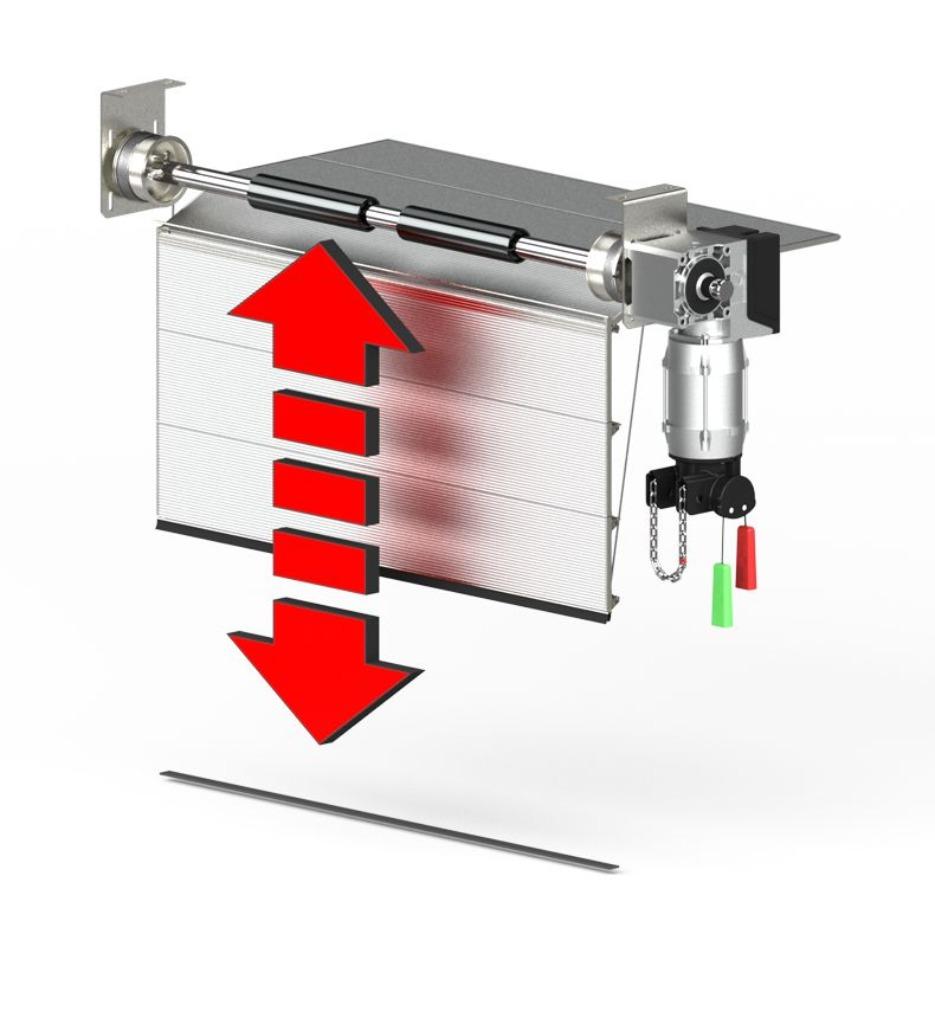 Gfa aandrijvingen TS 970 &TS 971 Garagedeuren-Overheaddeuren, Ophalen, Metaal, 120 cm of meer, 215 cm of meer