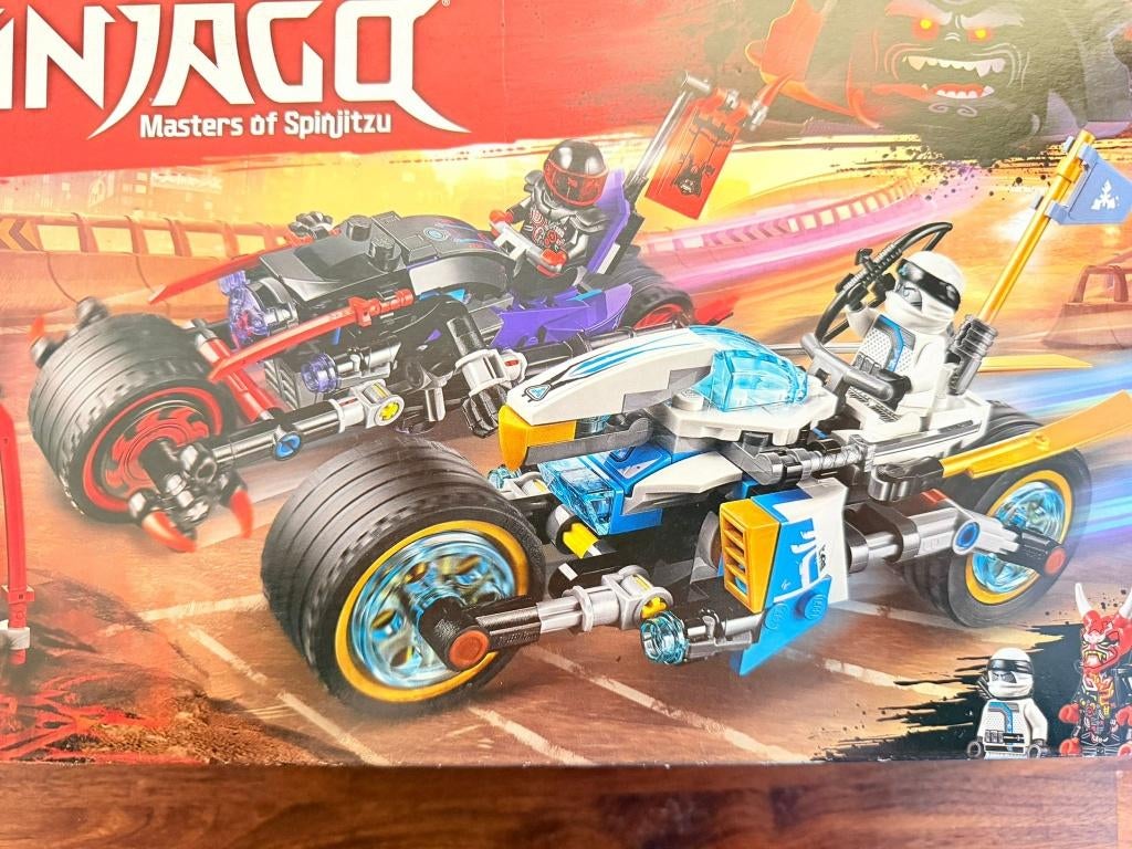 LEGO Ninjago - 70639 Street Race of Snake Jaguar (7-14jr), Ophalen of Verzenden, Zo goed als nieuw, Complete set, Lego
