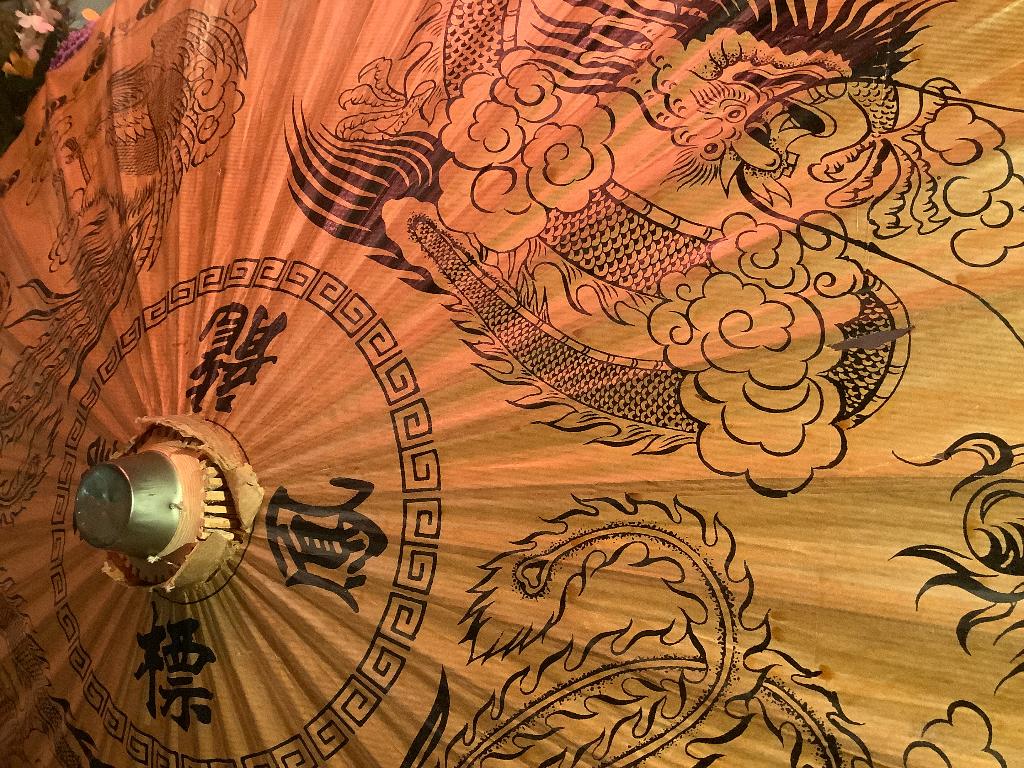 Parasol uit China of japan, Antiek en Kunst, Ophalen of Verzenden