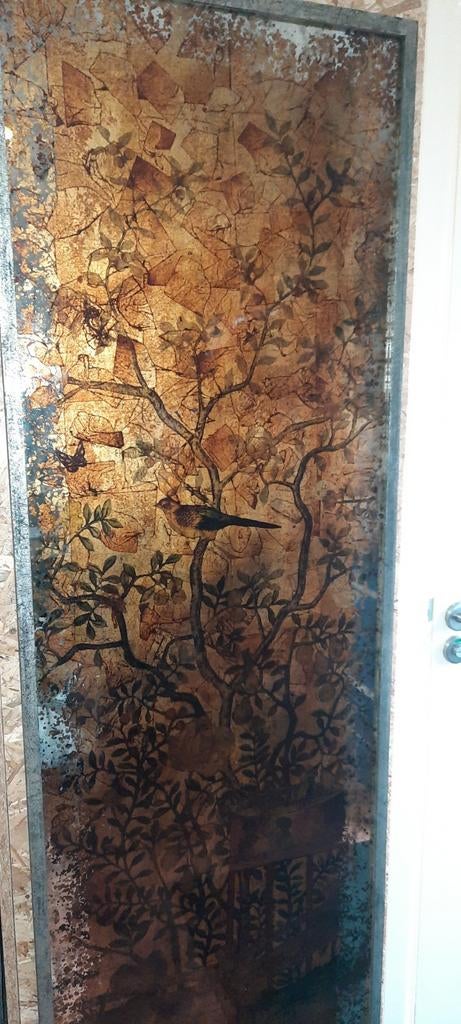 Decoratieve wandpaneel met vogelmotief, Huis en Inrichting, Ophalen, Gebruikt