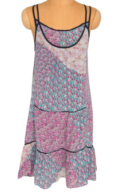 Sandro Paris 100% zijde jurk, jurkje Mt. S, Kleding | Dames, Jurken, Zo goed als nieuw, Maat 36 (S), Overige kleuren, Boven de knie