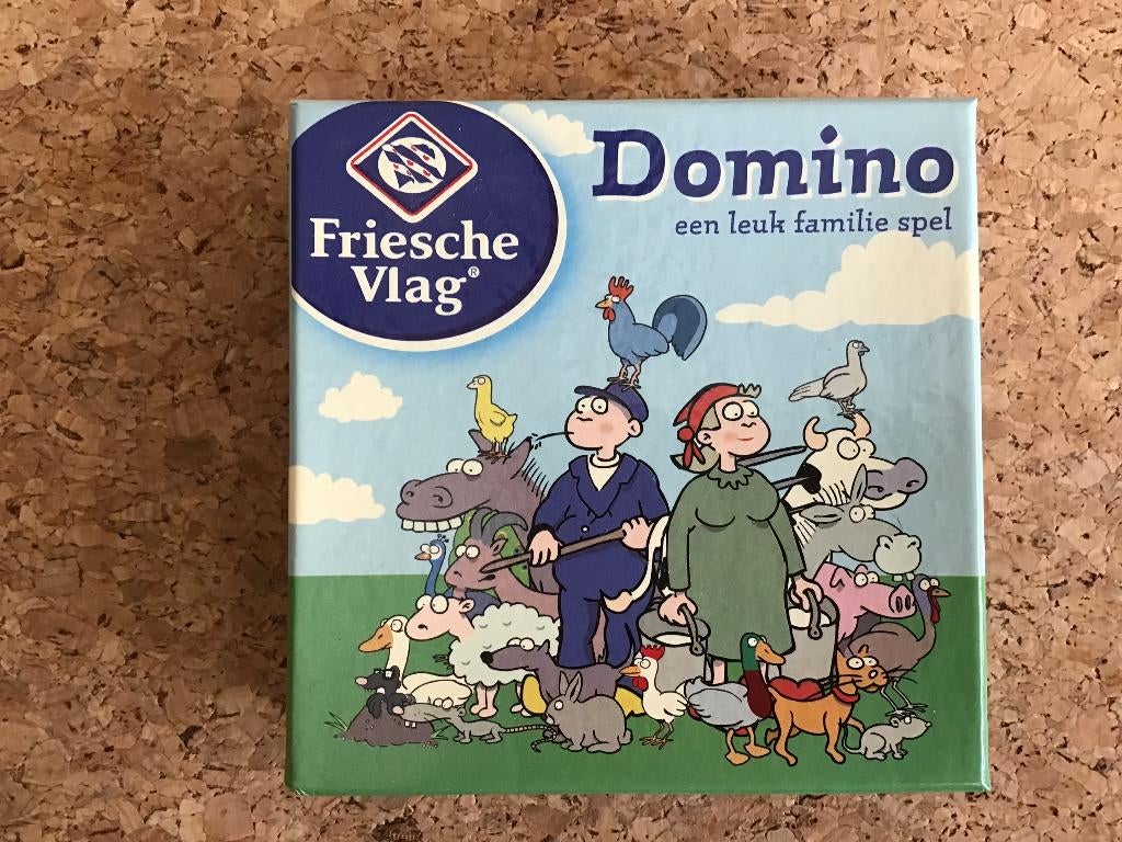 Kaartspel. Gezelschapsspel. Domino. Friesche Vlag. Nieuw., Hobby en Vrije tijd, Een of twee spelers, Verzenden, Nieuw, Friesche vlag