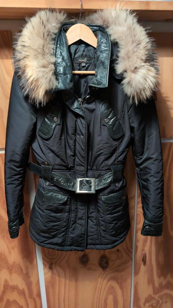 Froccella winterjas maat 42, Zwart, Maat 42/44 (L), Ophalen of Verzenden, Froccella