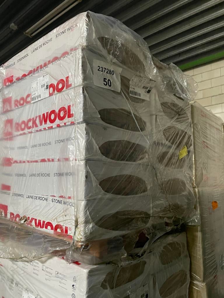 Rockwool Vloerisolatie - rockfloor. Solid 50mm dik, Nieuw, Steenwol, 15 m² of meer, Rockwool