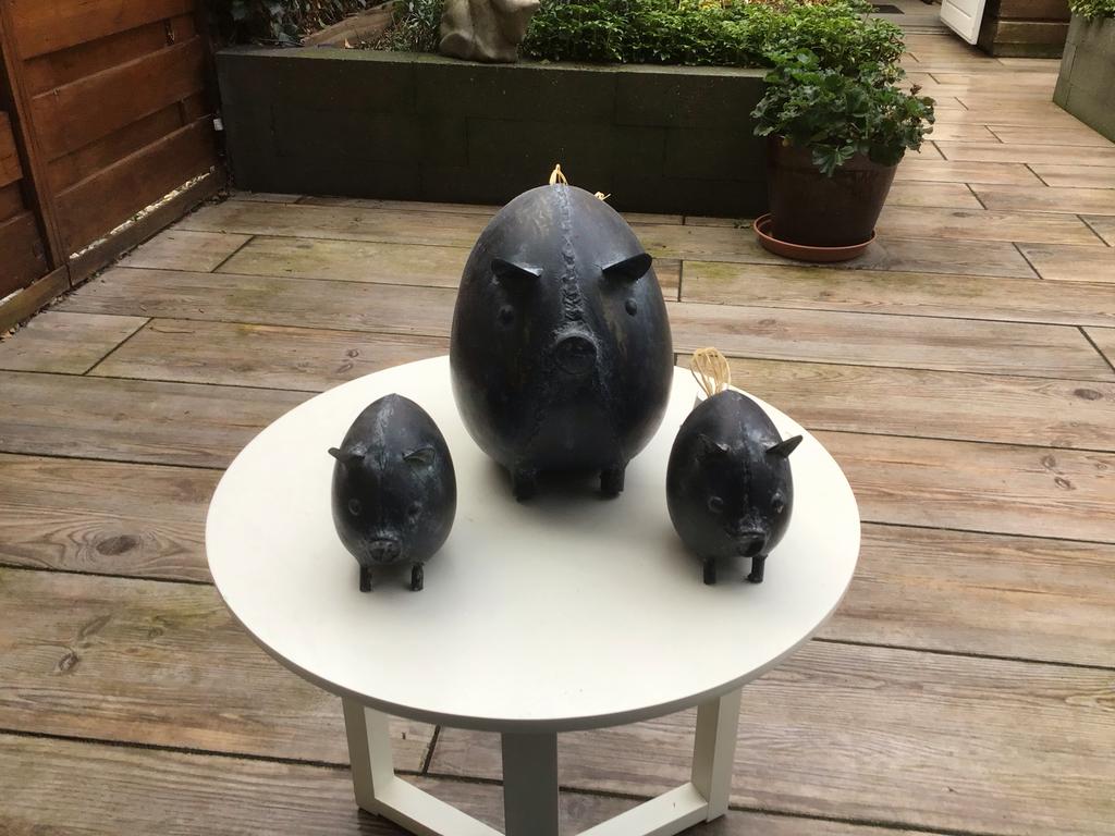 Metalen varkentjes, Ophalen of Verzenden, Zo goed als nieuw