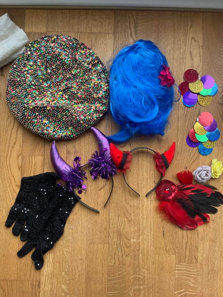 Groot Carnaval Verkleedset - Leuke Bundel!, Kleding | Dames, Carnavalskleding en Feestkleding, Zo goed als nieuw, Kleding, Carnaval