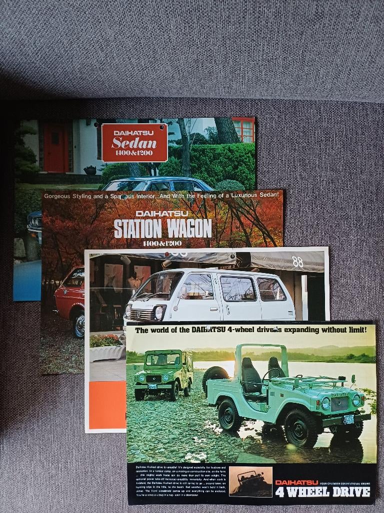 Daihatsu, Boeken, Auto's | Folders en Tijdschriften, Zo goed als nieuw, Overige merken, Ophalen of Verzenden