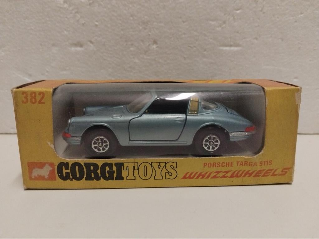 Corgi Toys 1:43 Porsche 911 S Targa Whizzwheels, Ophalen of Verzenden, Zo goed als nieuw, Auto, Corgi
