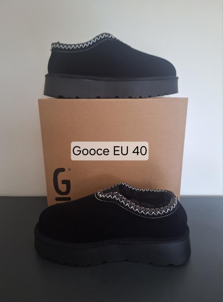 Nieuwe zwarte Gooce suède low boots / pantoffels 40, Kleding | Dames, Schoenen, Gooce, Zwart, Nieuw, Ophalen of Verzenden