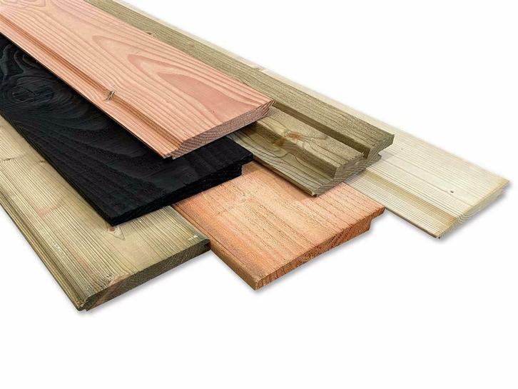 Zweeds Rabat / Vellingdelen - Gevelbekleding - Houten wand, Ophalen, Nieuw, 250 cm of meer, Planken