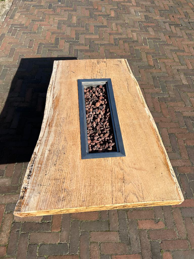 Tuintafel, Ophalen, Gebruikt, Rechthoekig, Hout