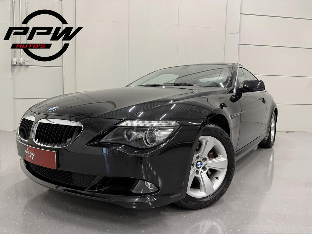 BMW 6 Serie 630i High Exe 48.232km/PANO/LEER/XENON/SOFT-CLOS, Auto's, BMW, Achterwielaandrijving, Gebruikt, Zwart, Met garantie (alle)