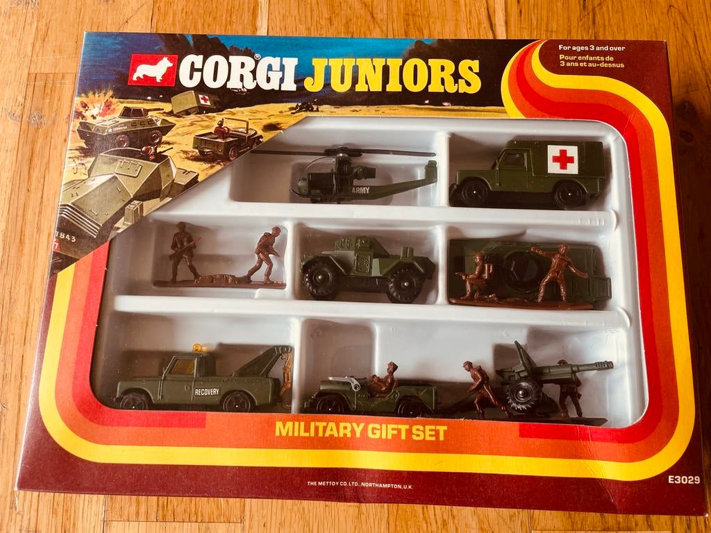 1970 Corgi Juniors militaire giftset - perfect, Verzenden, Nieuw, Overige typen, Corgi