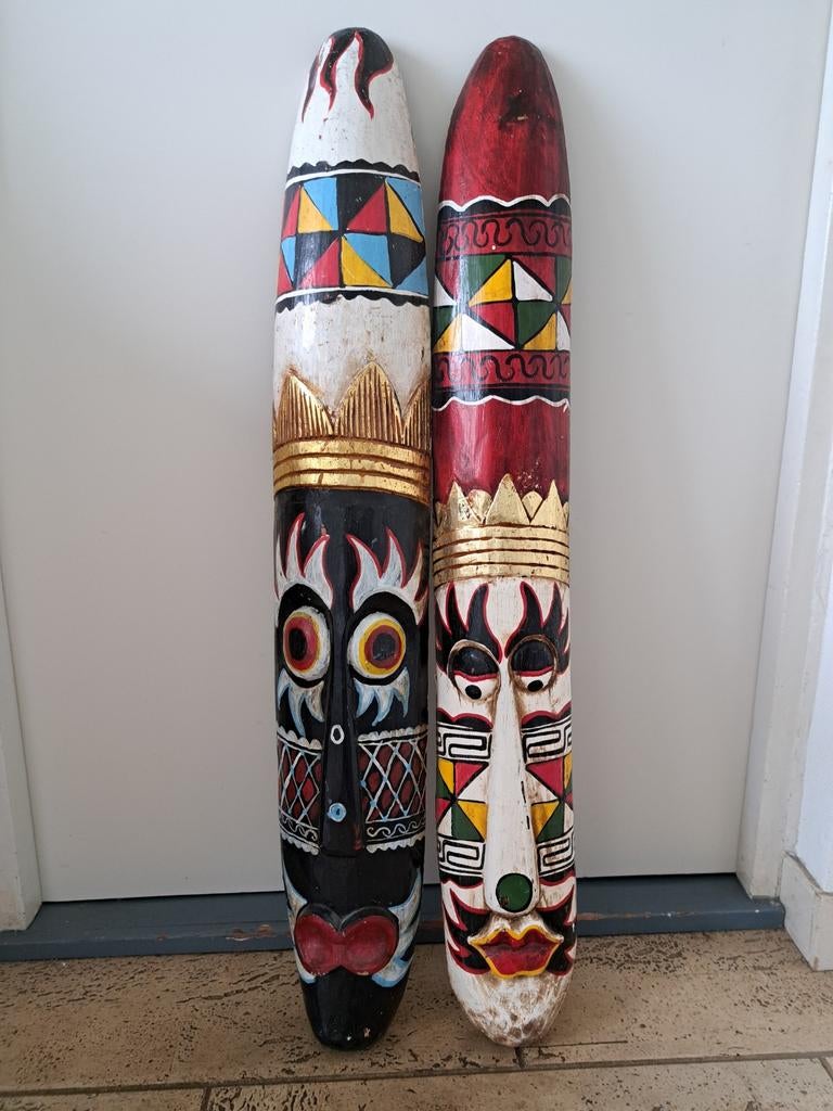 Afrikaanse maskers, Ophalen