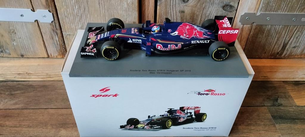 Toro Rosso STR10 Max Verstappen 2015 Spark - Hongaarse GP, Ophalen of Verzenden