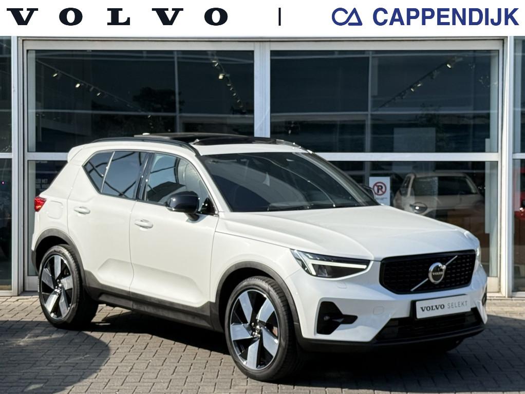 Volvo XC40 T5 262PK Recharge Ultimate Dark| Panodak| Trekhaa, Automaat, 1811 kg, Met garantie (alle), Wit