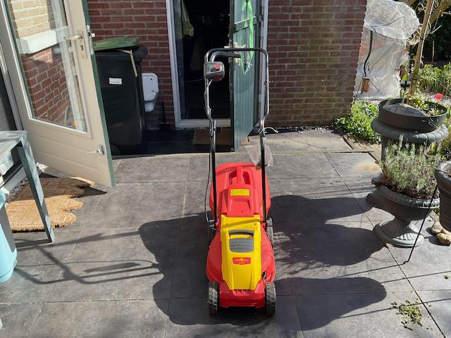 Grasmaaier Elektr. Wolf Garten A320E 32 cm, Ophalen, Gebruikt, Elektrische grasmaaier, Opvangbak