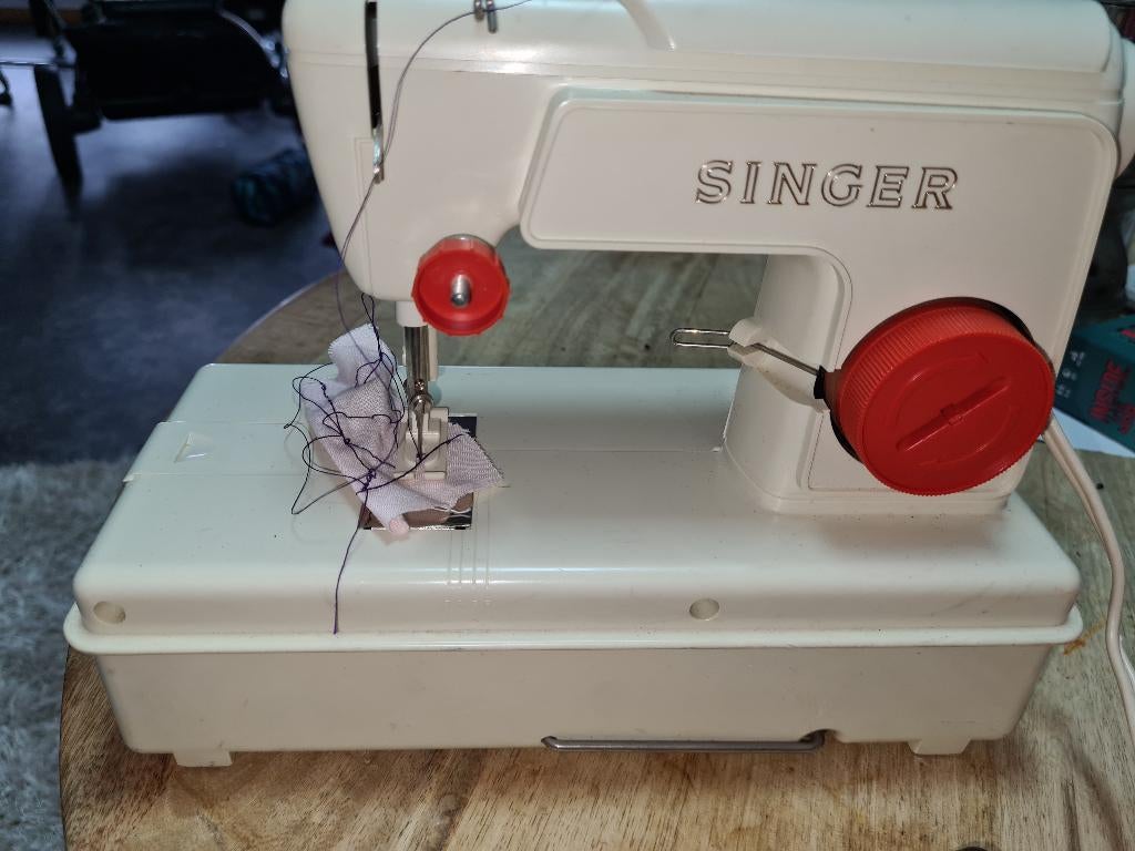 singer mininaaimachine, Ophalen of Verzenden, Gebruikt, Naaimachine, Singer