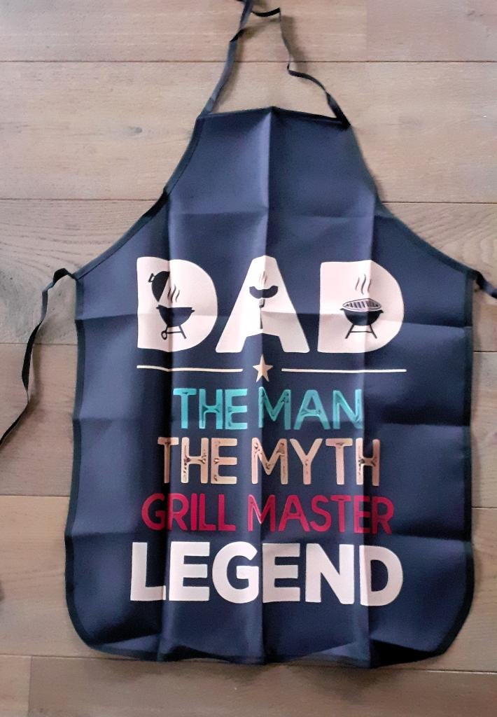 Schort voor Vader, Ophalen of Verzenden, Nieuw, Zwart, Schort