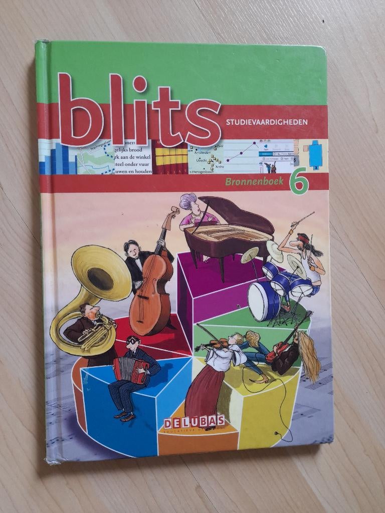 TAAL METHODE BLITS BRONNENBOEK GROEP 6 STUDIEVAARDIGHEDEN, Ophalen of Verzenden, Gelezen, Overige niveaus, Nederlands