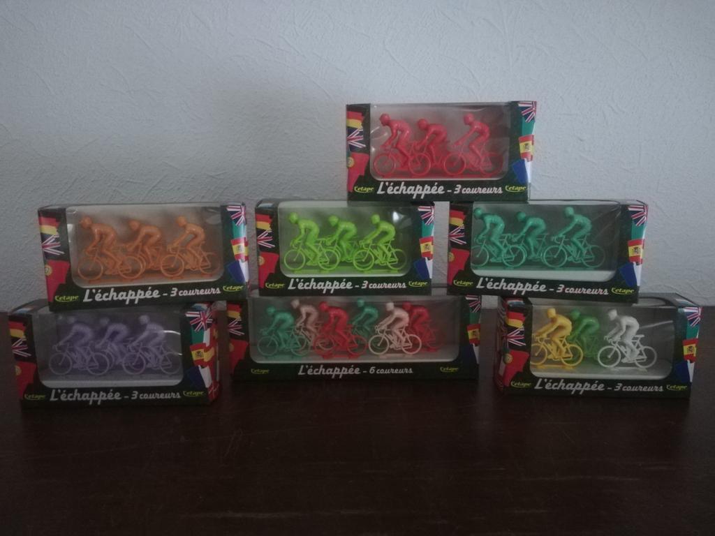 Miniatuur speelgoed wielrenners., Ophalen of Verzenden, Nieuw, Overige sporten, Beeldje of Poppetje