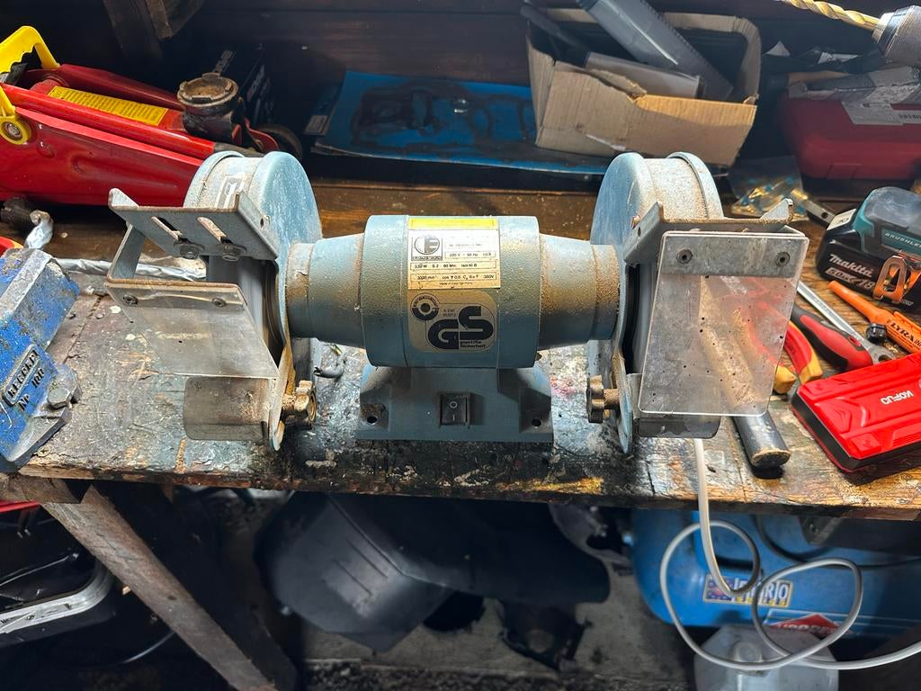 Professionele Elektra Beckum Werkbankslijpmachine, Ophalen, Gebruikt, Minder dan 700 watt, Werkbankslijpmachine