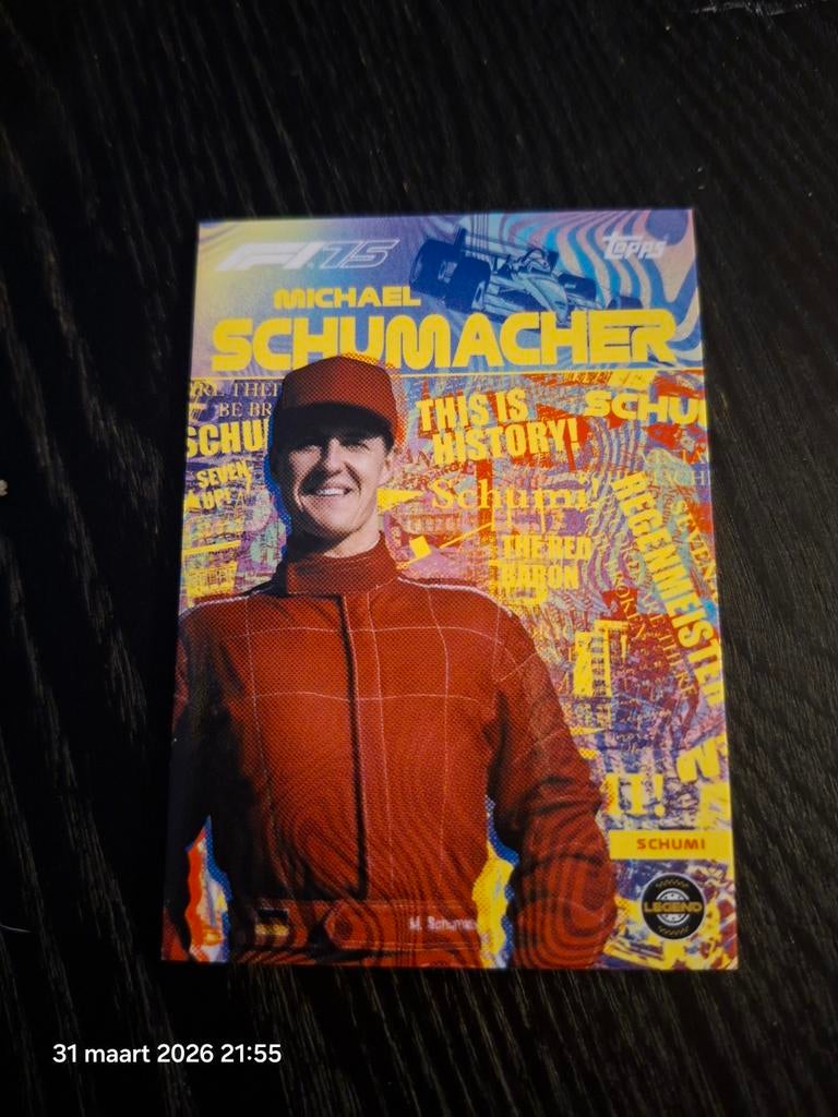 Topps Michael Schumacher F1S kaart, Ophalen of Verzenden, Nieuw, Formule 1