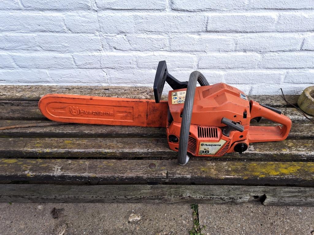 Husqvarna 36 kettingzaag, zaagbladlengte 40 cm, Tuin en Terras, Hand-tuingereedschap, Ophalen, Gebruikt