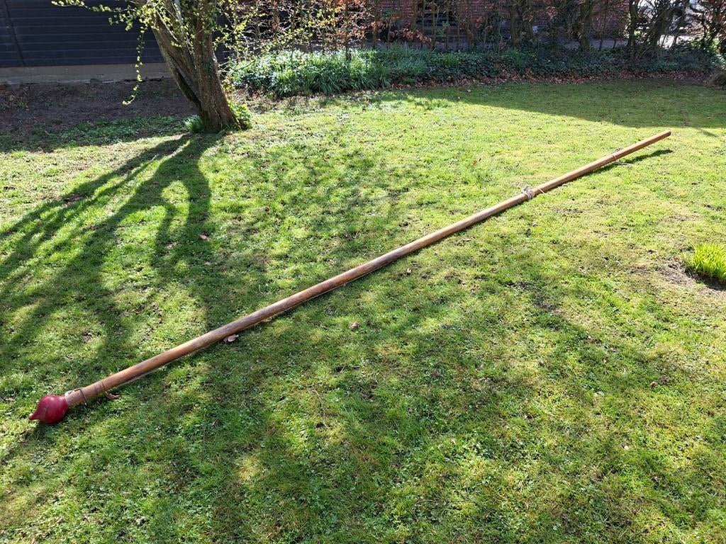 Houten vlaggenmast 6meter, Diversen, Ophalen