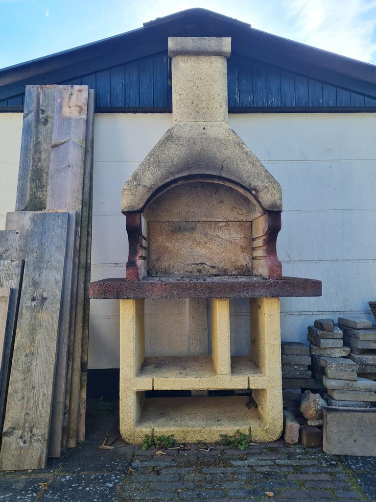 Bbq vuur haard gratis, Tuin en Terras, Ophalen, Gebruikt