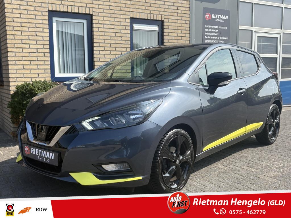 Nissan Micra 1.0 IG-T Kiiro CARPLAY-CRUISE-ALL SEASON-NL- NA, Keurmerk '100% Onderhouden', Euro 6, Handgeschakeld, 93 pk