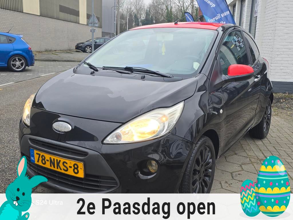 Ford Ka 1.2 Titanium X*nap*apk*airco*rijd rem schakel zeer g, Voorwielaandrijving, Gebruikt, 1242 cc, 4 cilinders
