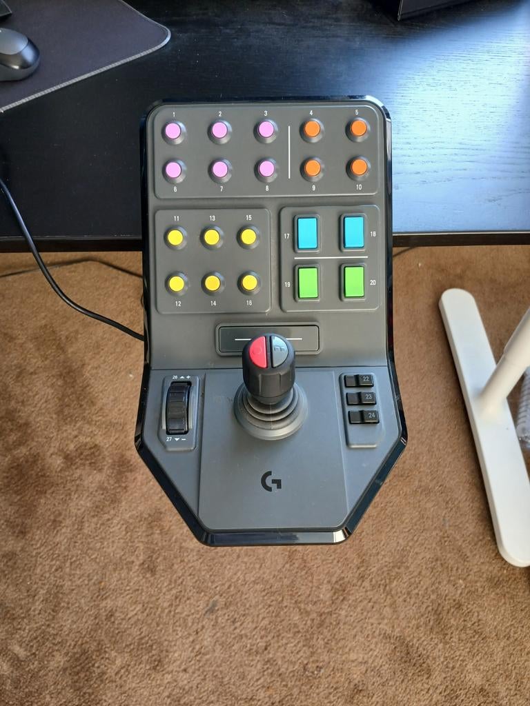 Logitech G Saitek Farm Simulator Side Panel, Ophalen, 1 speler, Zo goed als nieuw, Gekoppelde computers