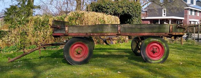 Miedema landbouwwagen (opknapper), Zakelijke goederen, Agrarisch | Werktuigen, Ophalen, Transport