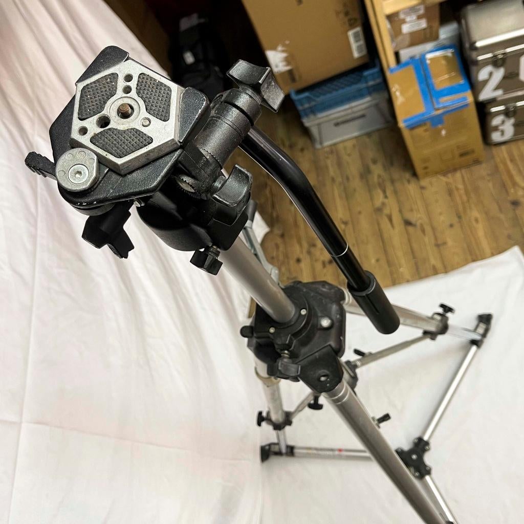 Manfrotto #117 + #136 + Dolly voor zware cameras, Audio, Tv en Foto, Fotografie | Statieven en Balhoofden, N, 150 tot 175 cm, Manfrotto