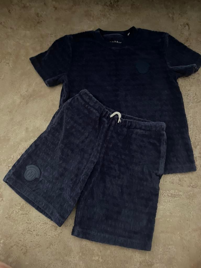 Mitch&Son set badstof maat 128 origineel zgan, Ophalen of Verzenden, Zo goed als nieuw, Setje, Jongen