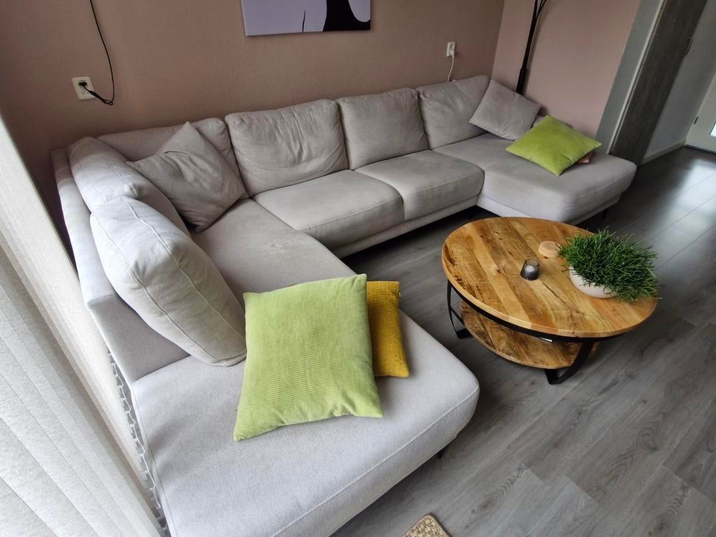 Prachtige Pronto Portona bank loungebank hoekbank, Huis en Inrichting, Ophalen, Zo goed als nieuw, Stof