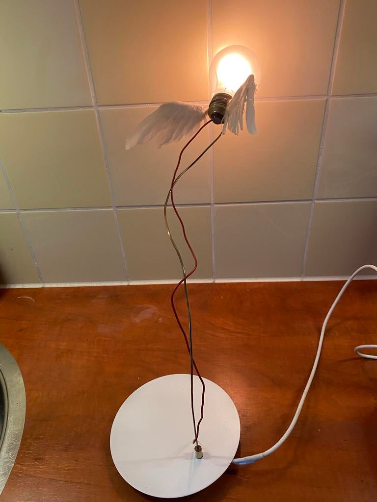 Ingo Maurer Lucellino Tafellamp 24V 15W - Design Klassieker, Ophalen of Verzenden, Zo goed als nieuw, Glas, Minder dan 50 cm