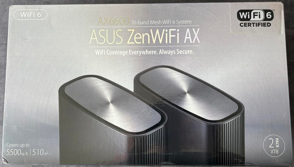 ASUS ZenWiFi AX XT8 Mesh Router (AX6600, WiFi 6), Computers en Software, Routers en Modems, Zo goed als nieuw, Router, Ophalen of Verzenden