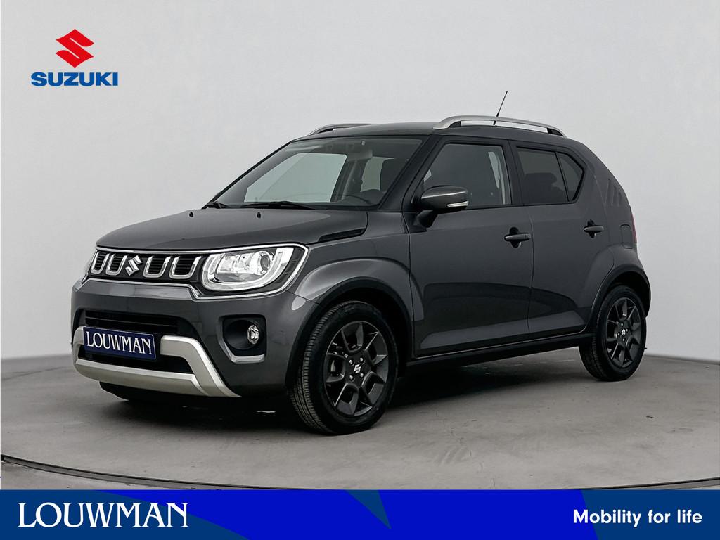 Suzuki Ignis 1.2 Smart Hybrid Style | Navigatie | Lichtmetal, Auto's, 12 maanden, Stof, Gebruikt, Zwart
