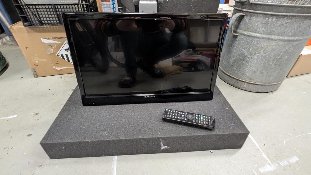 salora 20led9109cts2 camper caravan tv met draai kantel beug, Ophalen of Verzenden