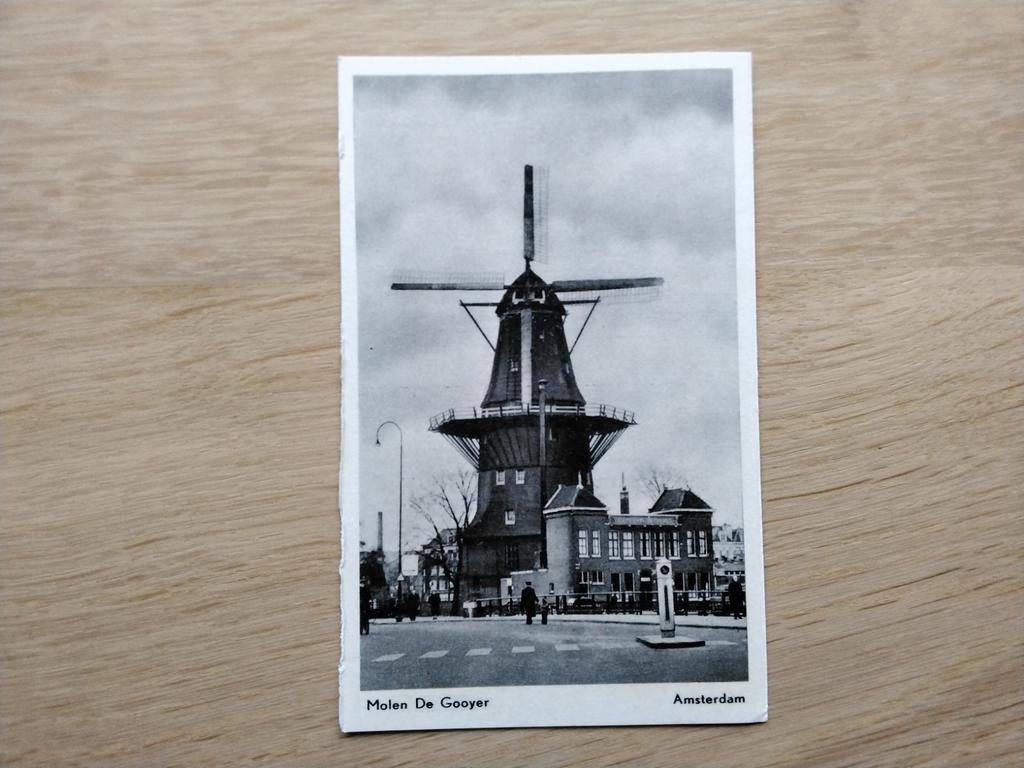 Amsterdam, Molen De Gooyer., Verzenden, 1920 tot 1940, Ongelopen, Noord-Holland