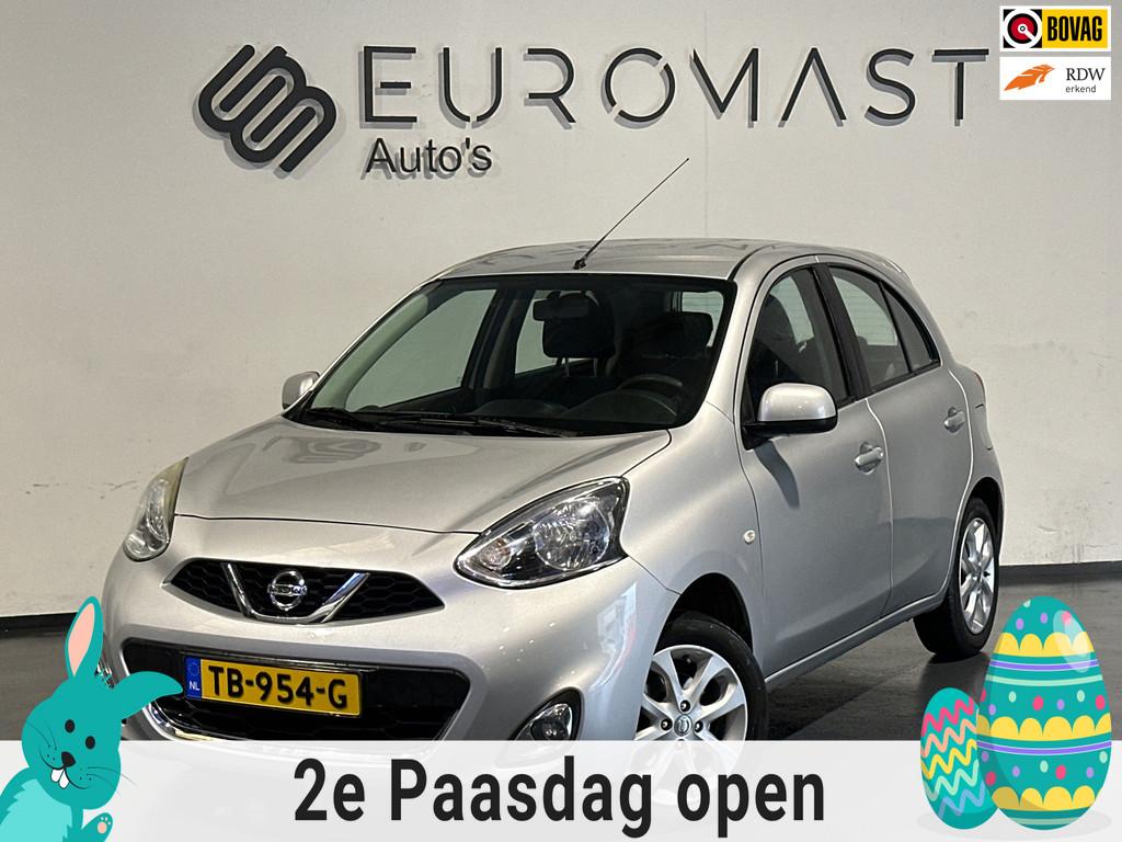 Nissan Micra 1.2 Acenta Airco 5d Cruise Nieuwe Apk, Voorwielaandrijving, Stof, Gebruikt, 1198 cc