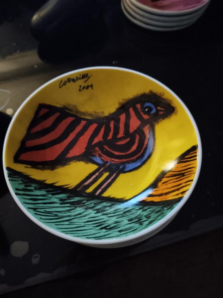 6 Corneille schaaltjes 10 cm, Ophalen of Verzenden