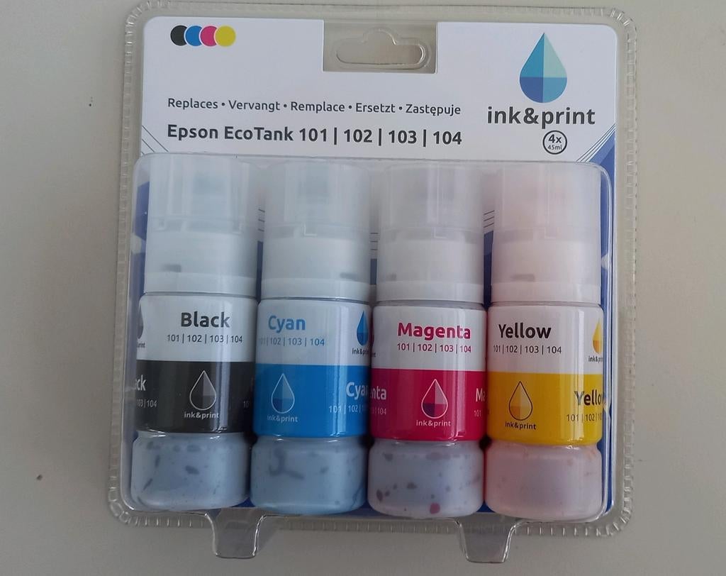 Epson Ecotank inkt 101, 102, 103, 104 - Nieuw, Ophalen of Verzenden, Nieuw