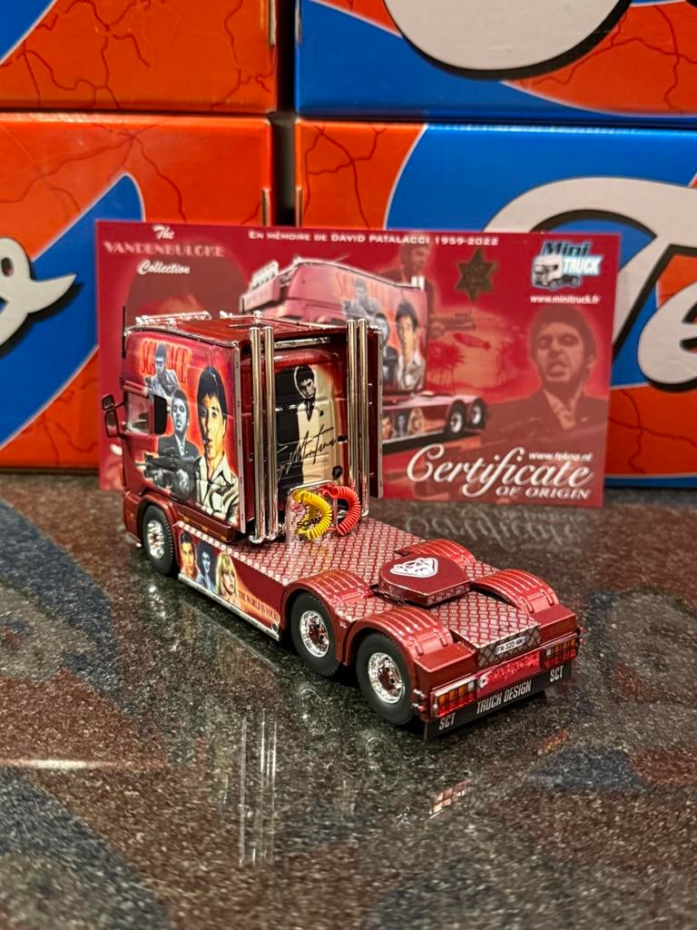 Tekno - Scania Longline van den Bulcke, Verzenden, Zo goed als nieuw, Bus of Vrachtwagen, Tekno